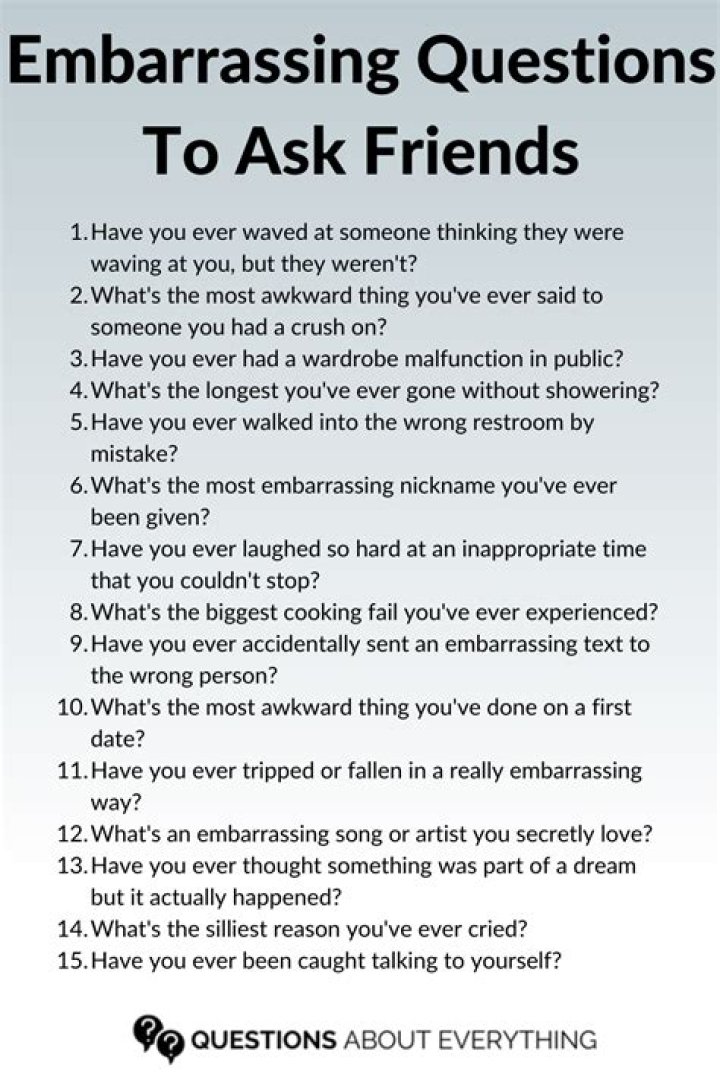 7 Embarrassing Questions To Ask Your Girlfriend