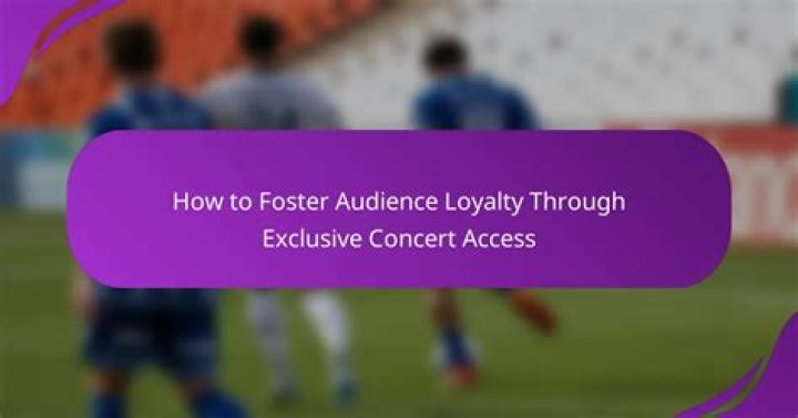 A Guide To Unlocking Exclusive Concert Experiences
