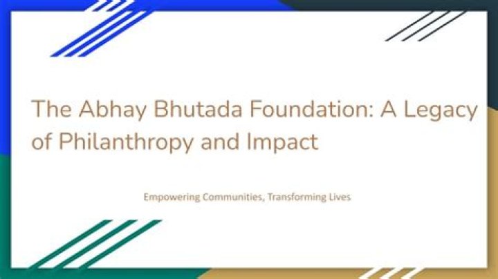 A Legacy Of Philanthropy And Impact