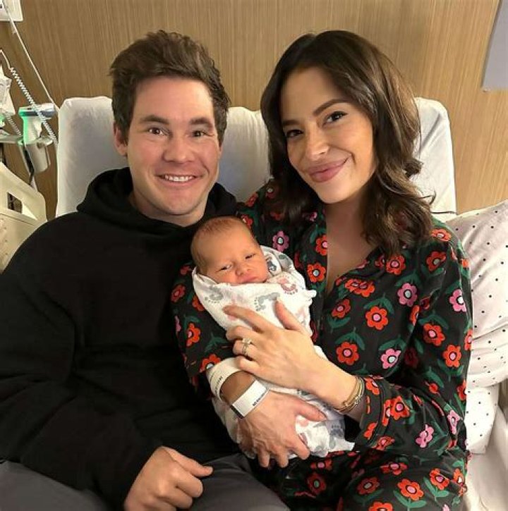 Adam Devine reveals wife Chloe Bridges is pregnant in hilarious matching bump photo