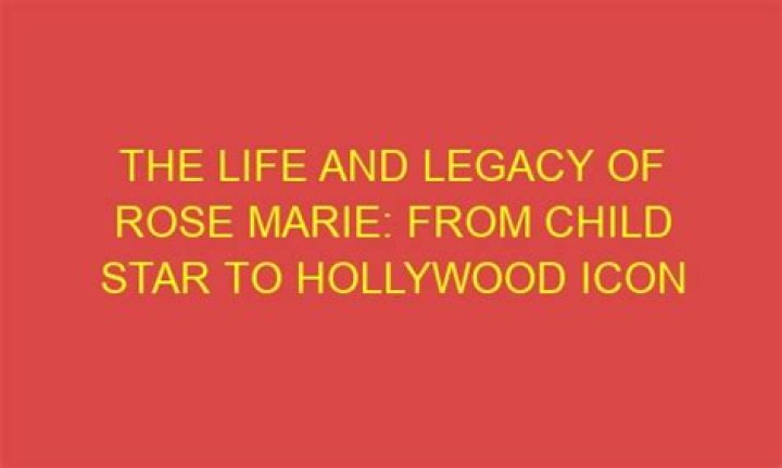 Child Star to Hollywood Icon