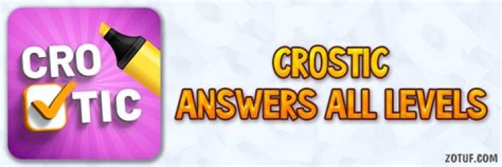 Crostic Level 377 Answers [All Answers in Single Page]