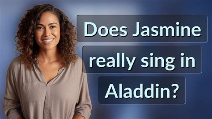 Does Jasmine really sing in Aladdin? Celebrity.fm #1 Official Stars, Business & People Netwo
