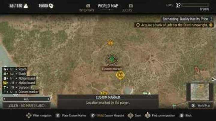 Enchanting: Quality Has Its Price, Witcher 3: Wild Hunt Quest