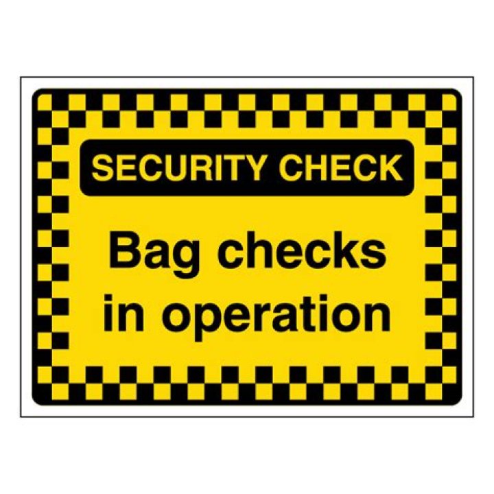 Enhanced Security With Bag Checks