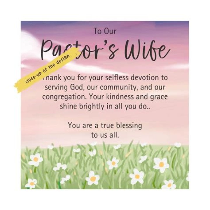 Expressing Gratitude To Your Pastor And Wife