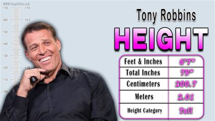 How tall is Tony Robbins