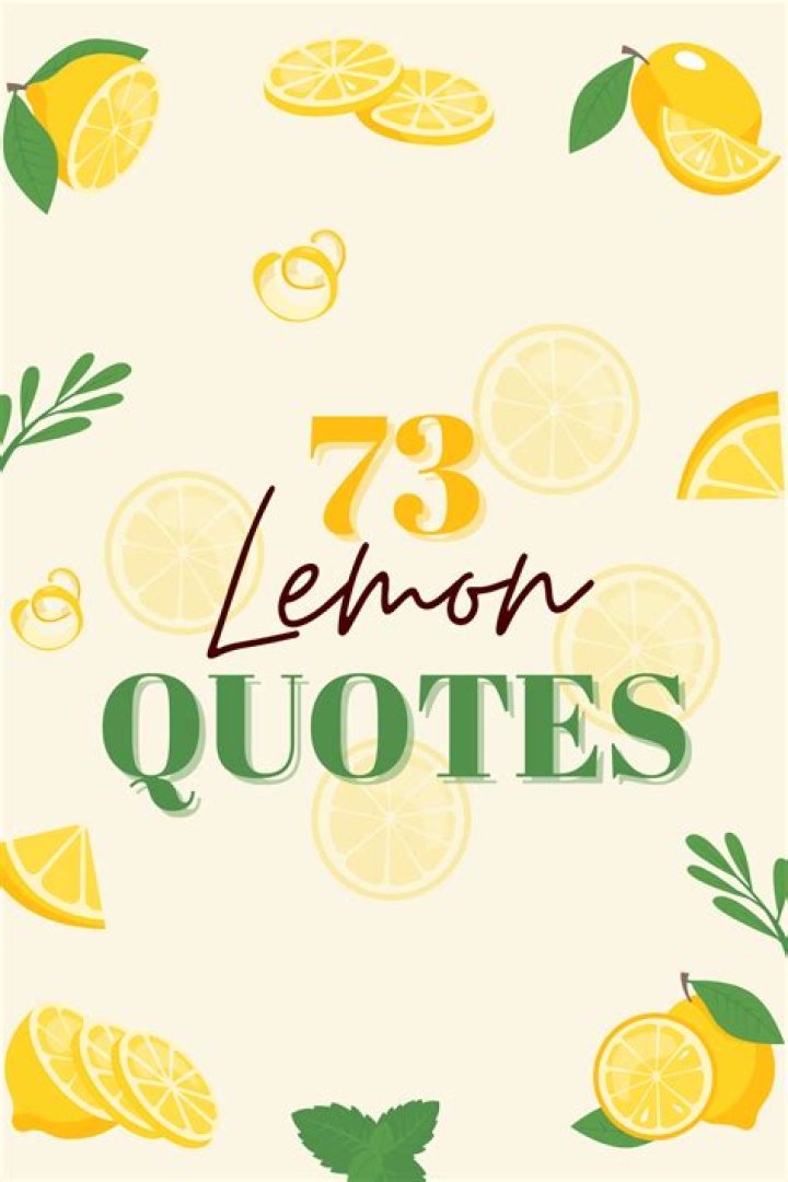 Information about the word 'lemon' |