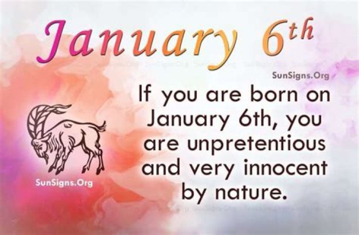 January 6 Famous Birthdays - SunSigns.Org