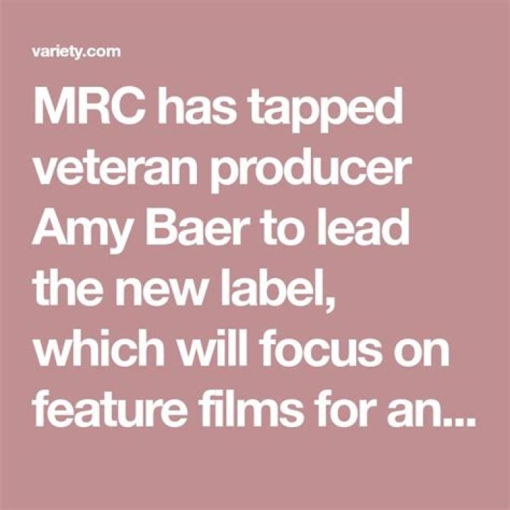MRC Film Targets Audiences Over 50 With New Label, Landline Pictures, Led by Amy Baer ·