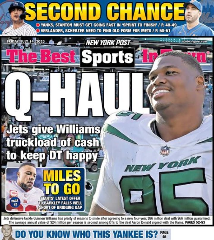 Quinnen Williams Net Worth: Earnings & Contracts