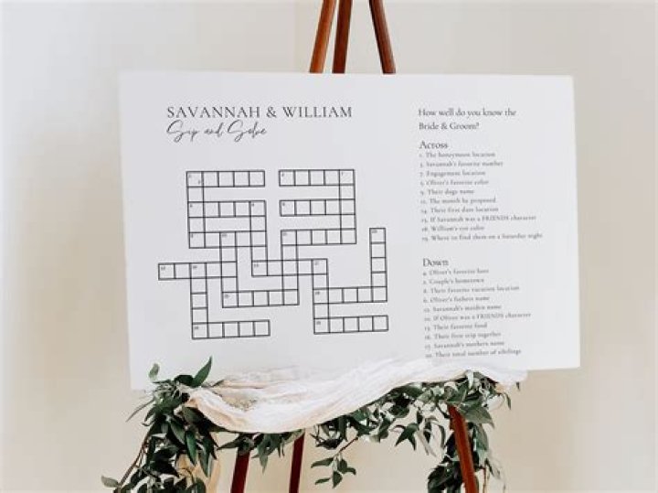 Restriction on some wedding invites crossword clue answer