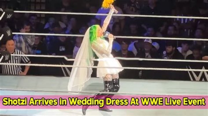 Shotzi Arrives in Wedding Dress to 12/29 WWE Live Event After Marriage Ceremony