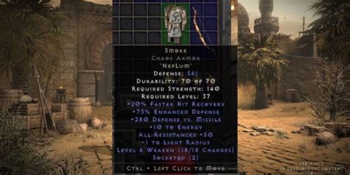 Smoke Rune Word Diablo 2 Resurrected (D2R) |