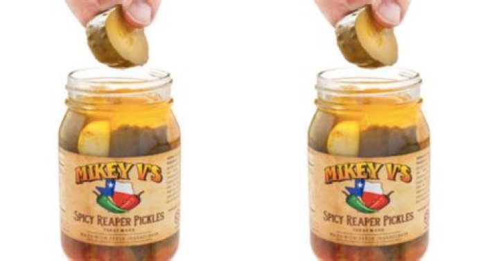 These Spicy Reaper Pickles Have 3 Different Types Of Spicy Pepper In Them |