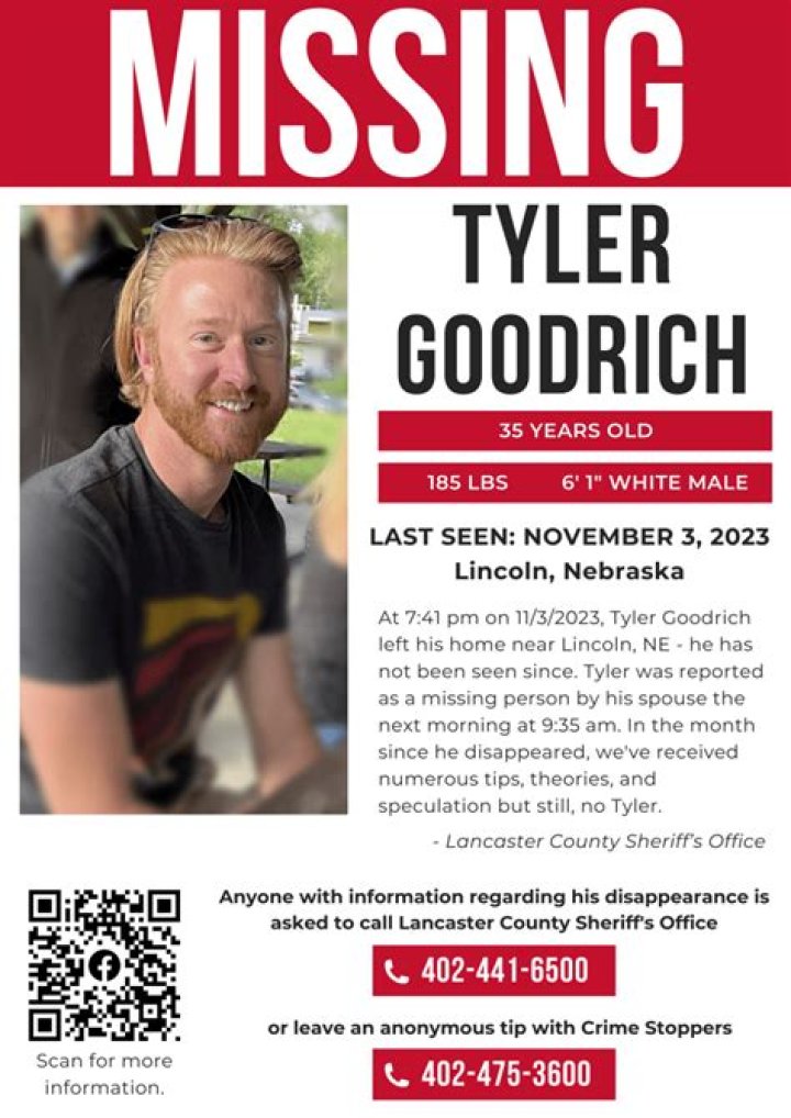 Tyler Goodrich Lincoln Ne Missing Update Nebraska