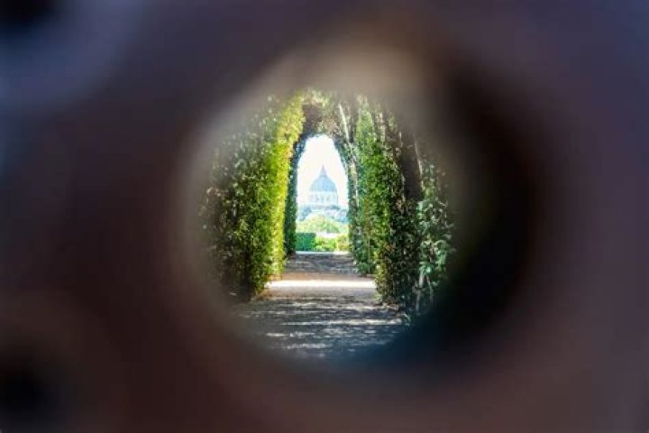 Unexpected Rome: view through Aventine keyhole