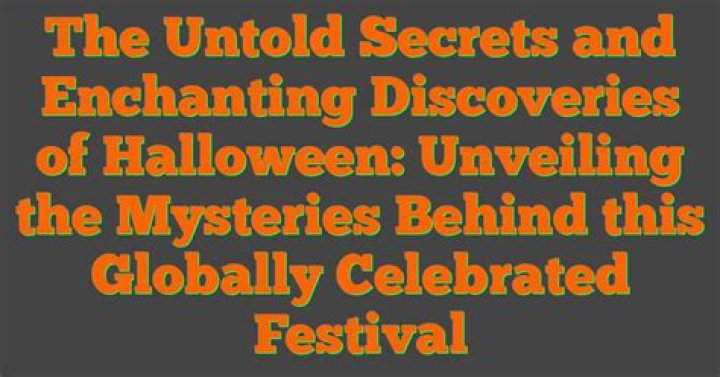 Unveiling The Secrets Of Halloween Costumes: Discoveries And Insights